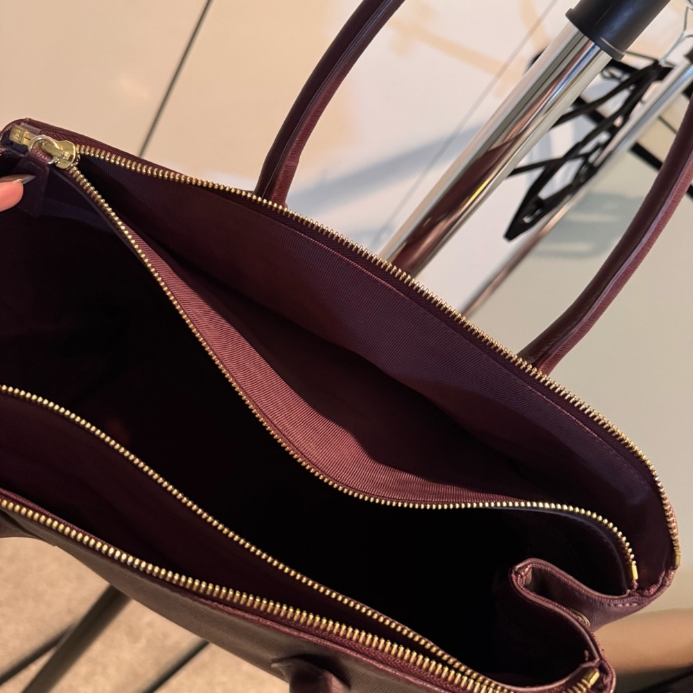 Furla Maroon Leather handbag - Picture 4 of 6